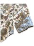 Chemise Lino à fleurs crème nirvana-clothing