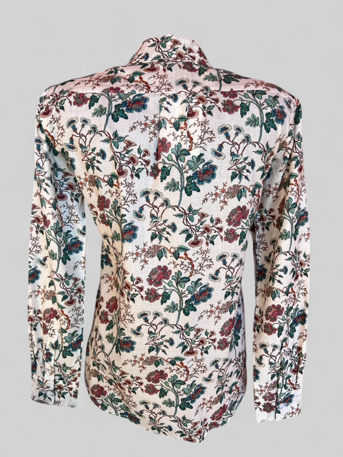 Chemise femme en coton imprimé Hynd