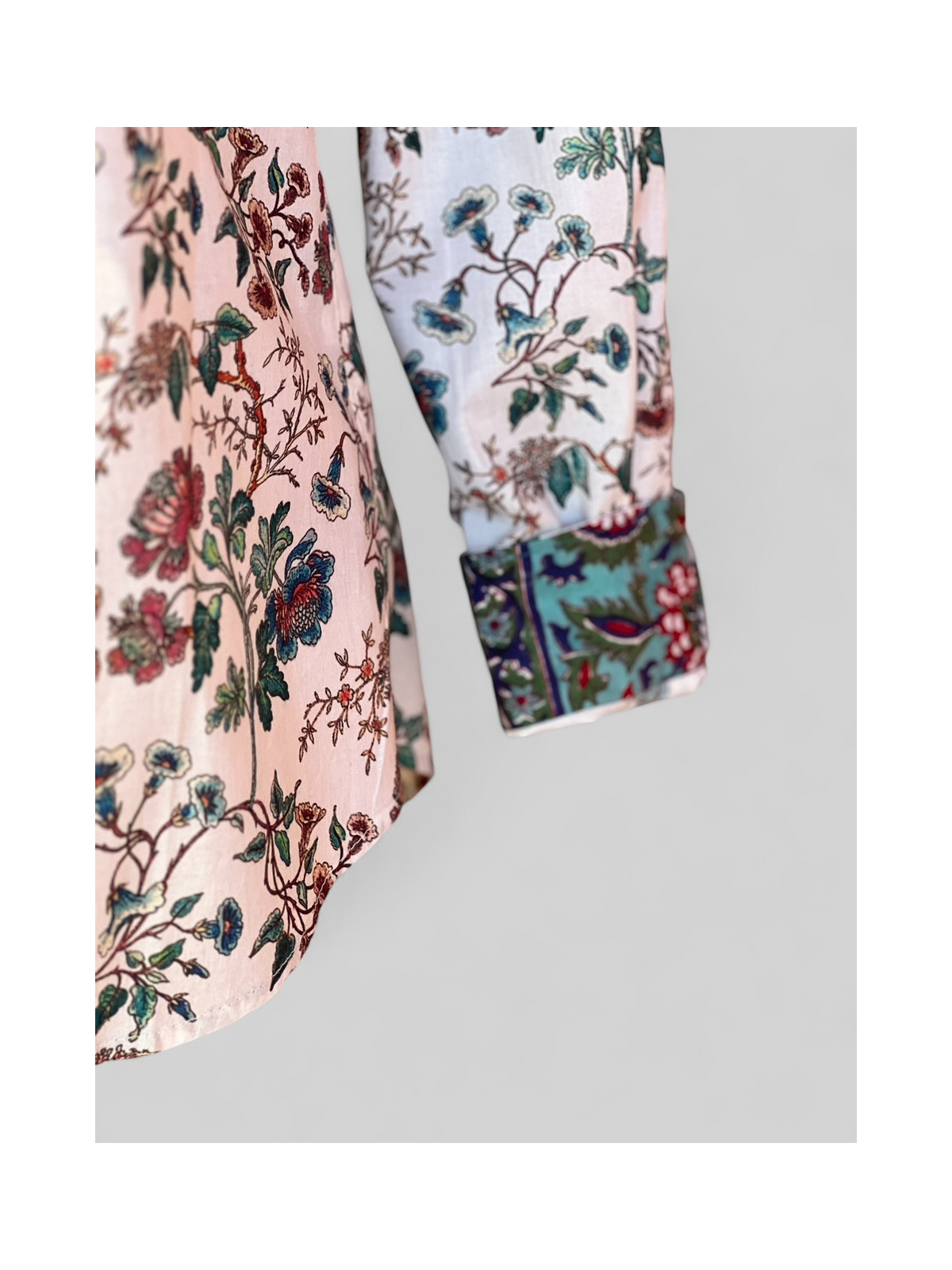 Chemise femme en coton imprimé Hynd