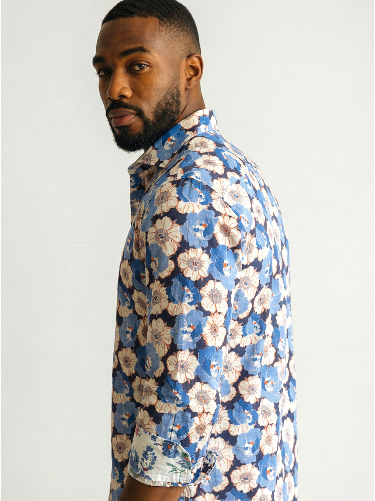 chemise homme slim fit noah coton imprimé