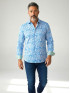 chemise homme slim fit noah coton imprimé
