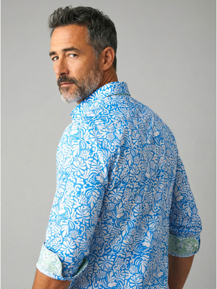 chemise homme slim fit noah coton imprimé