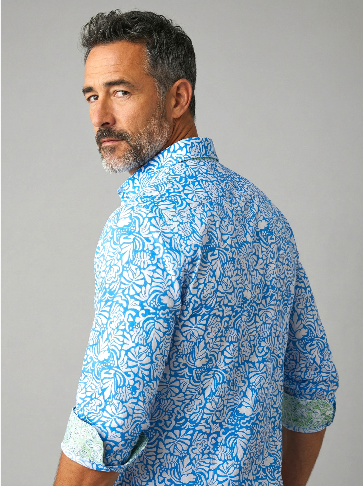 chemise homme slim fit noah coton imprimé