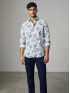 chemise homme slim fit noah coton imprimé