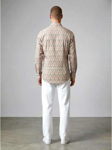 chemise homme slim fit noah coton imprimé