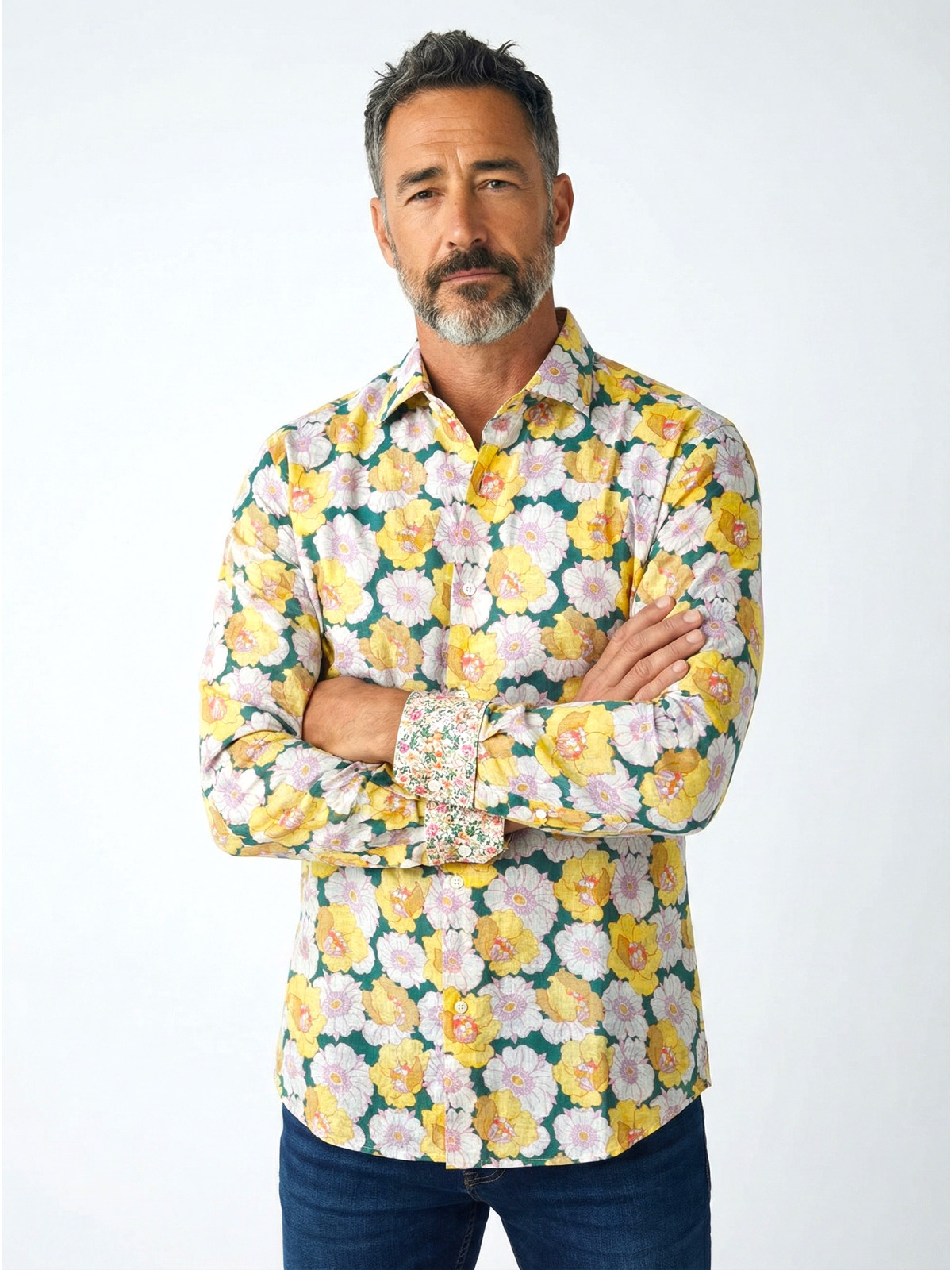 chemise homme slim fit noah coton imprimé