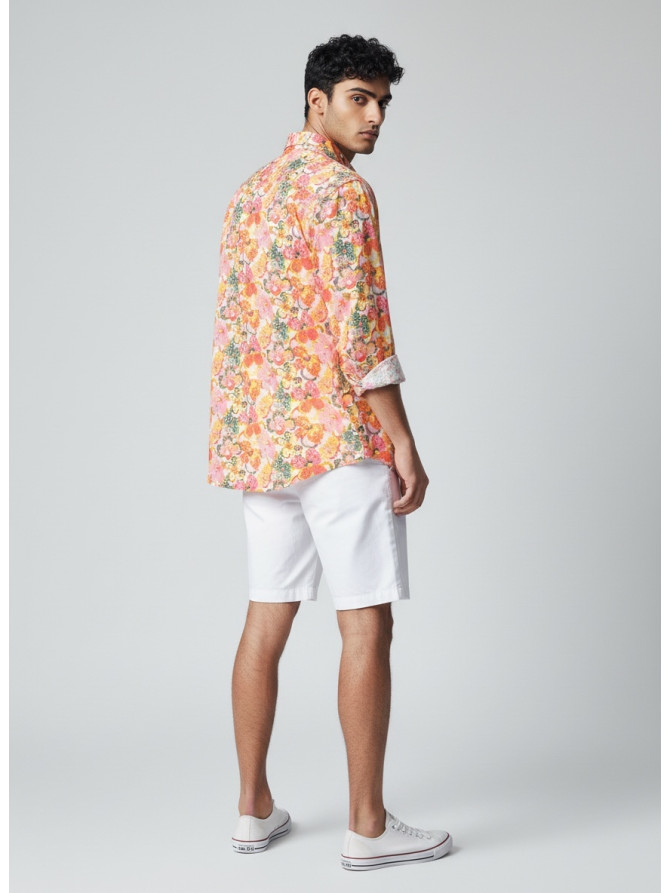 chemise homme slim fit noah coton imprimé