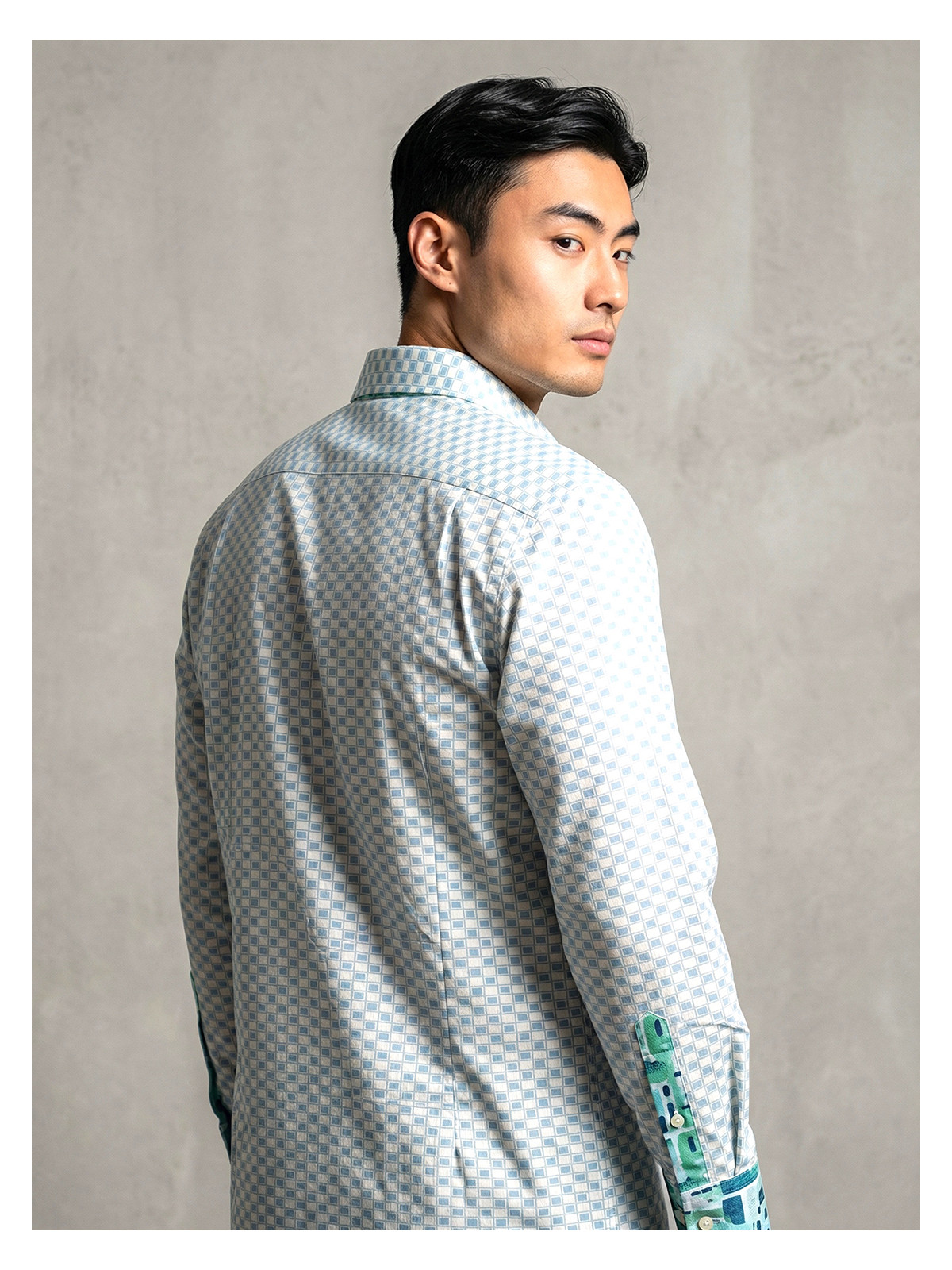 chemise homme slim fit noah coton imprimé