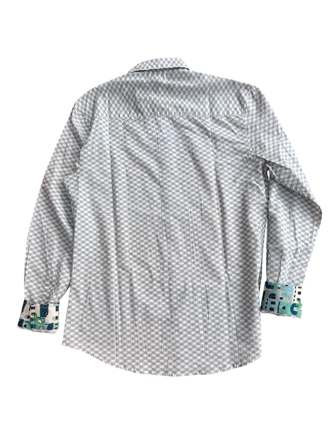 chemise homme slim fit noah coton imprimé