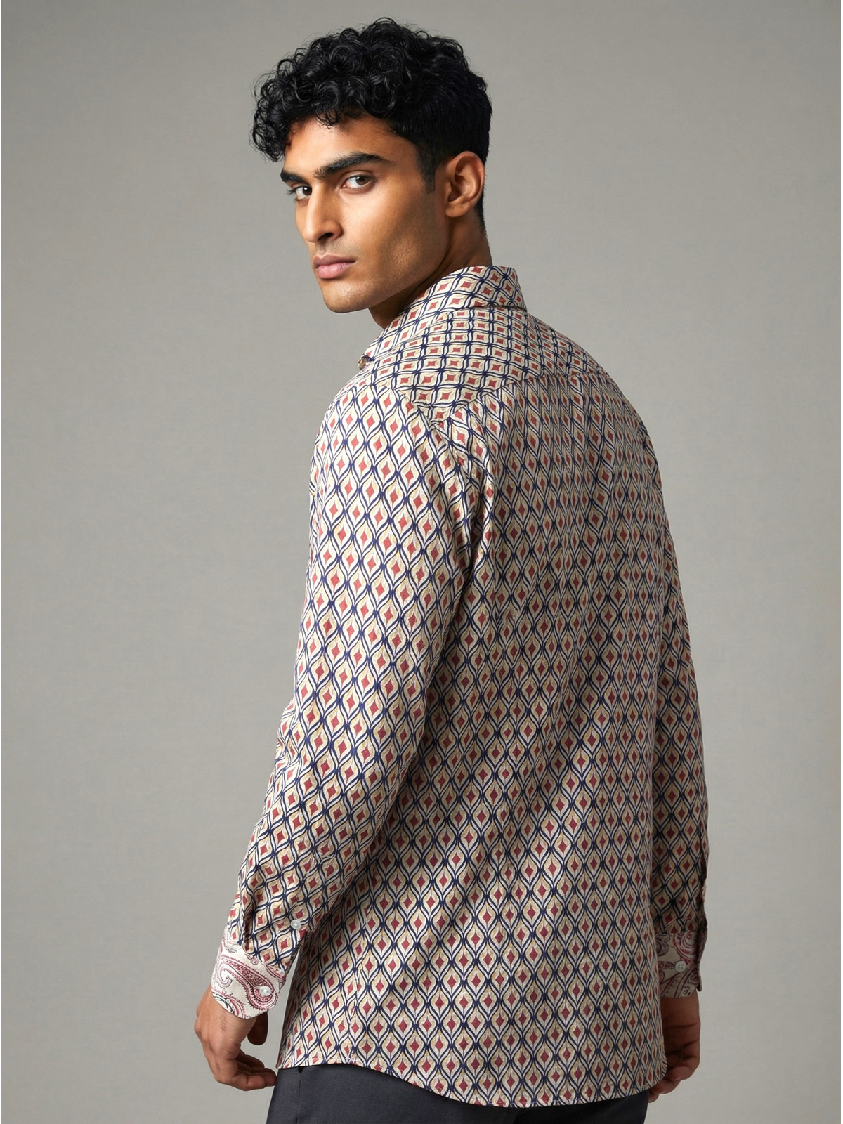 chemise homme slim fit noah coton imprimé