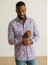 chemise homme slim fit noah coton imprimé