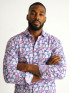 chemise homme slim fit noah coton imprimé