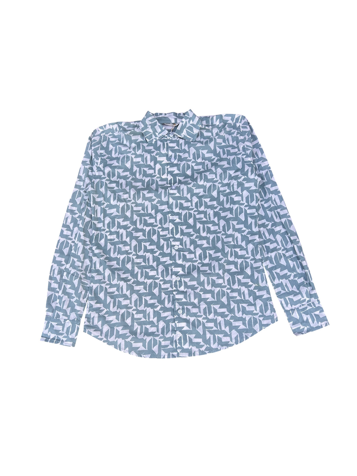 détail tissu chemise coton imprimé homme