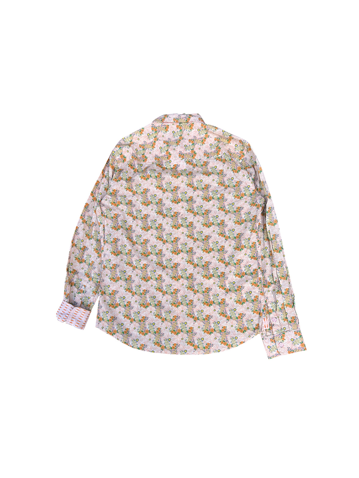 détail tissu chemise coton imprimé homme