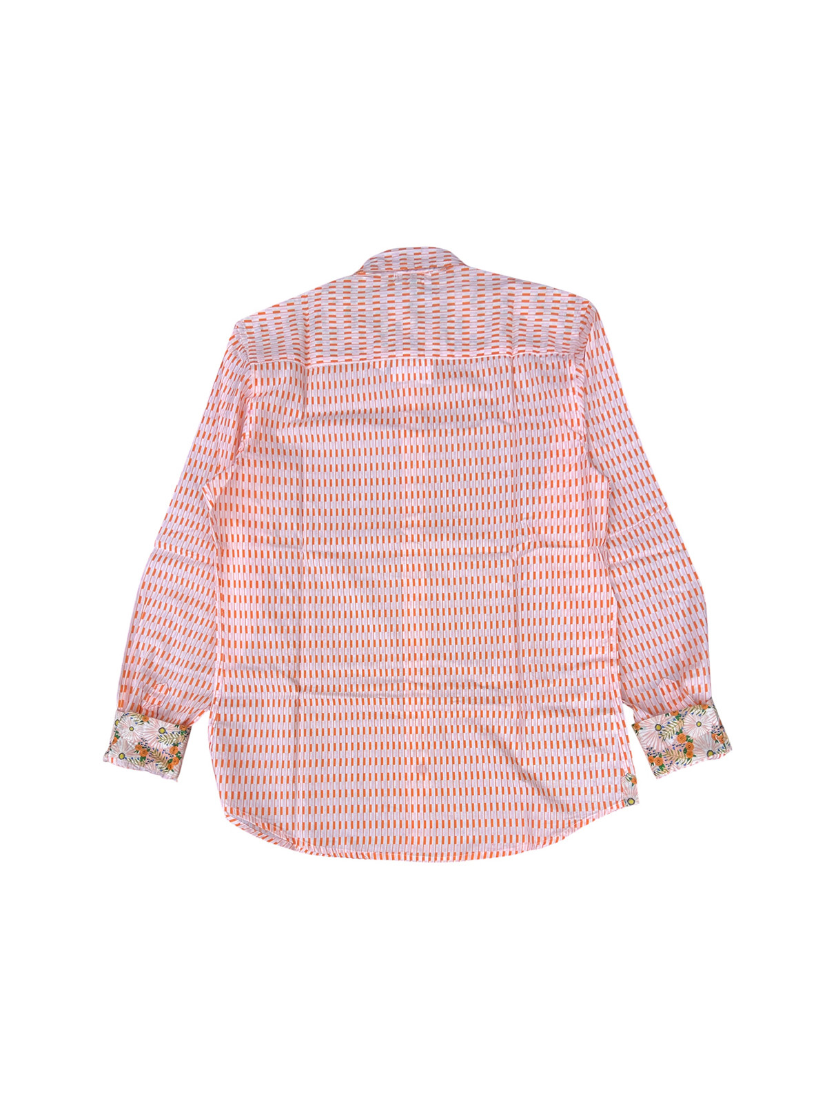 détail tissu chemise coton imprimé homme