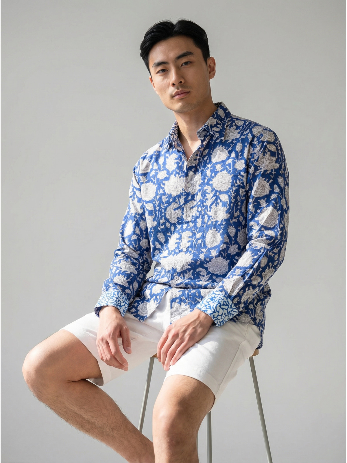 chemise homme slim fit noah coton imprimé