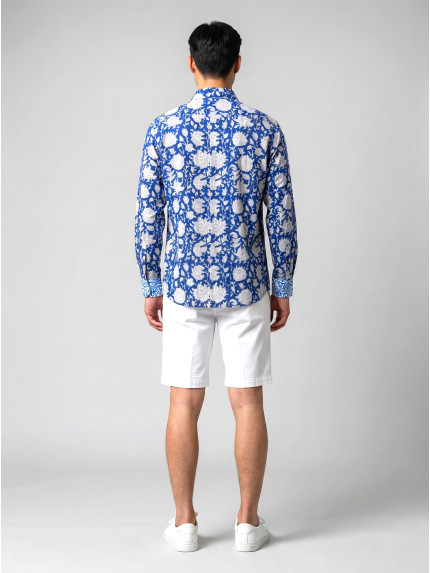 chemise homme slim fit noah coton imprimé
