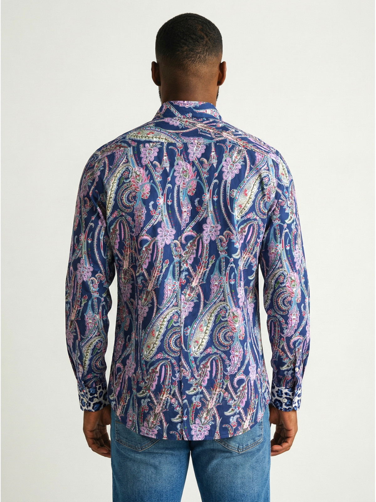 chemise homme slim fit noah coton imprimé