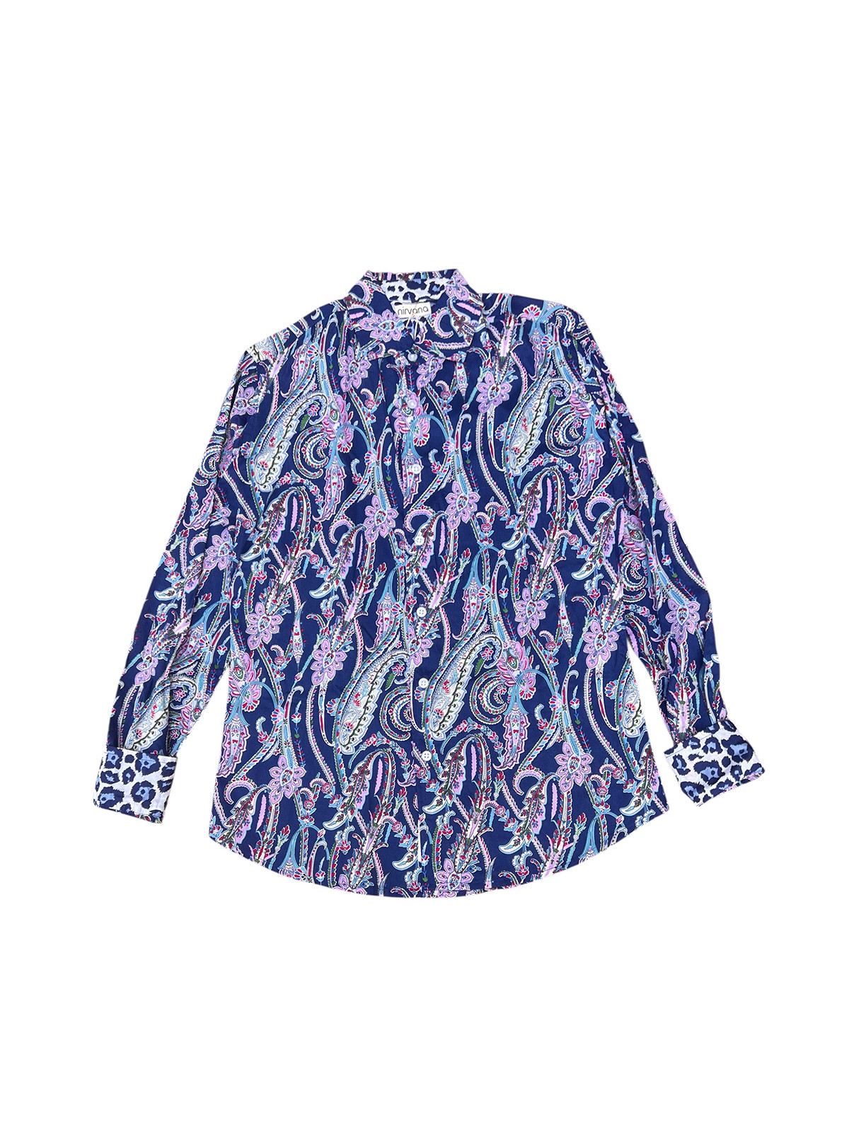 détail tissu chemise coton imprimé homme