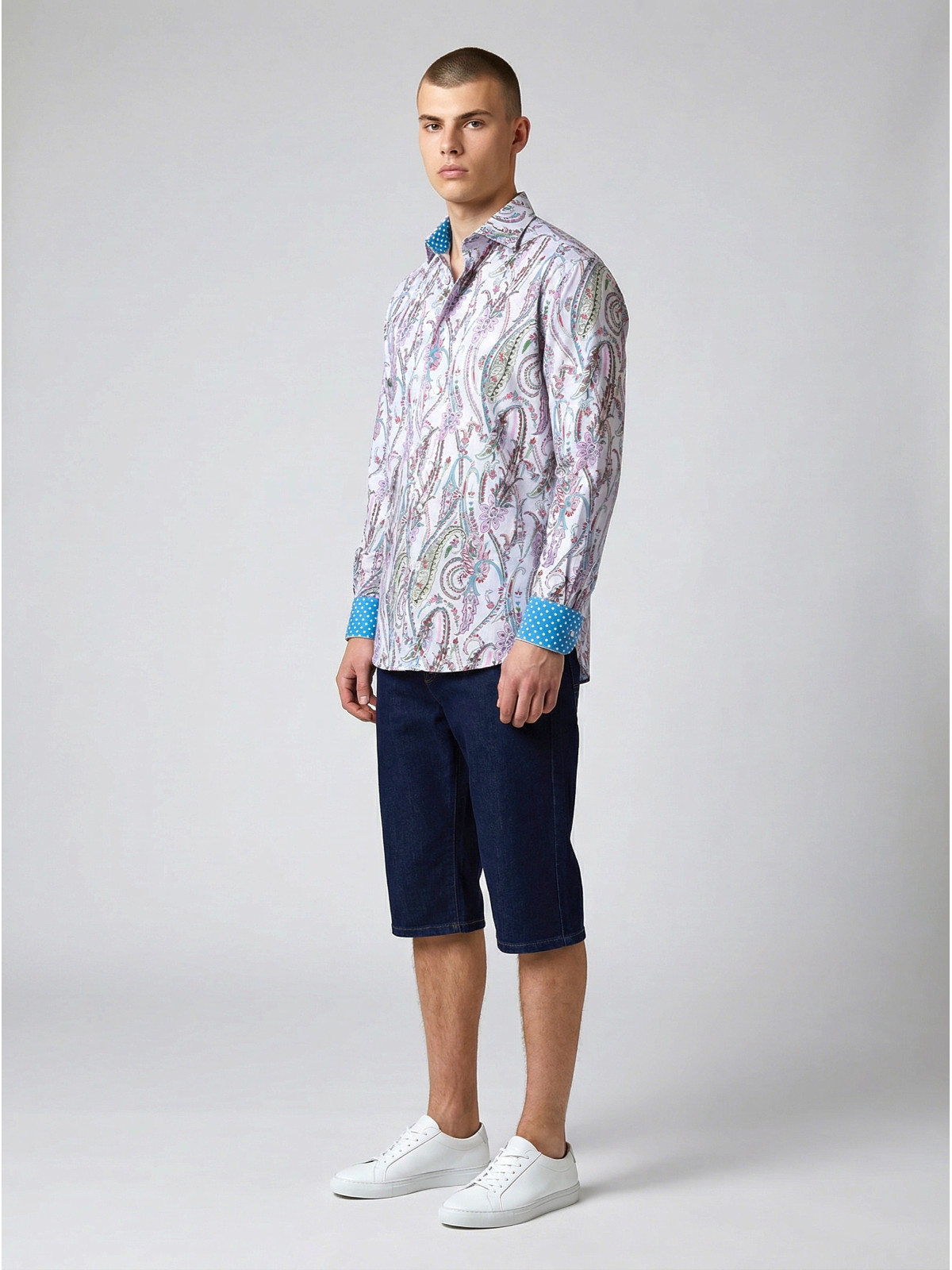 chemise homme slim fit noah coton imprimé