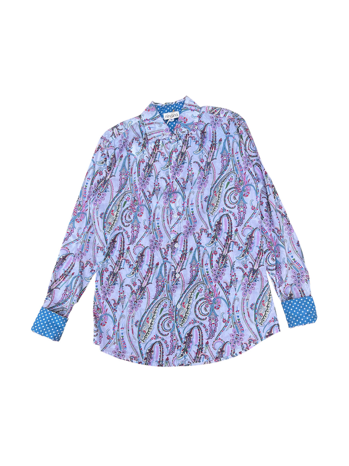 détail tissu chemise coton imprimé homme