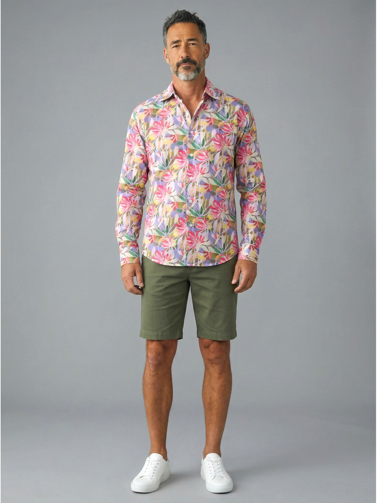 chemise homme slim fit noah coton imprimé