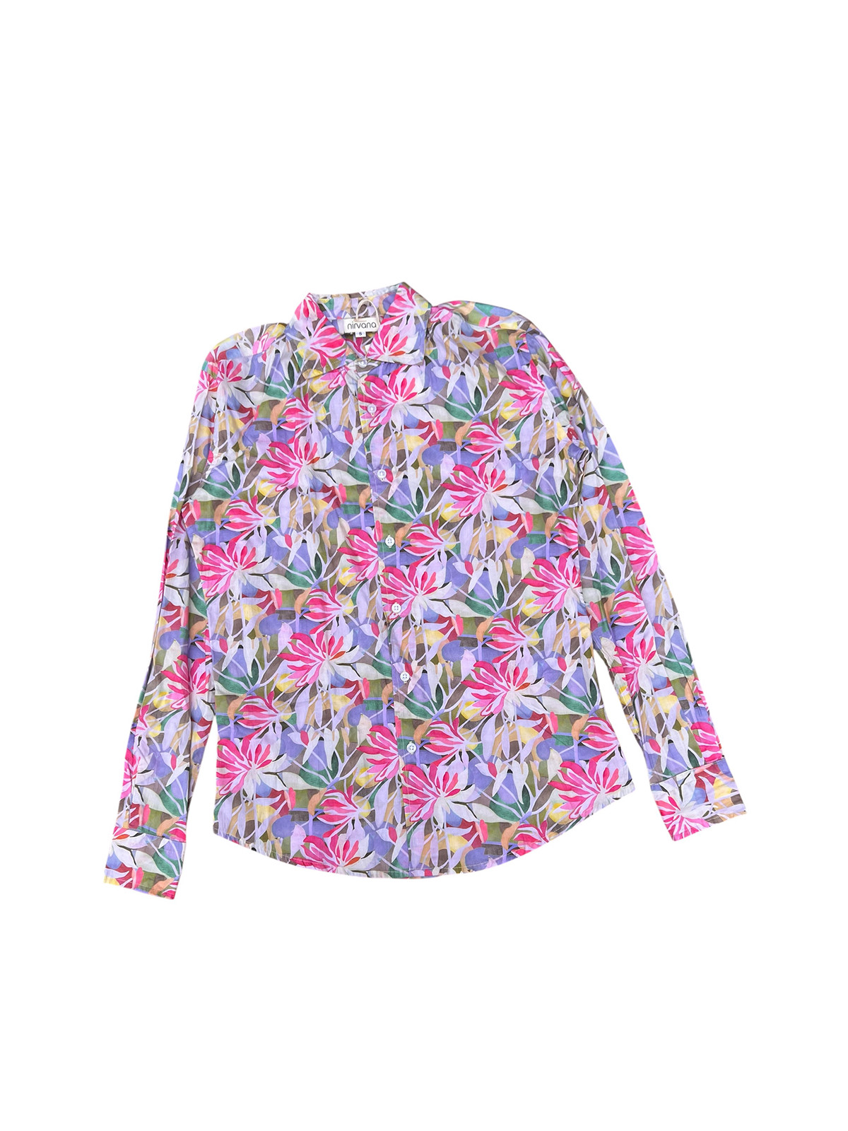 détail tissu chemise coton imprimé homme