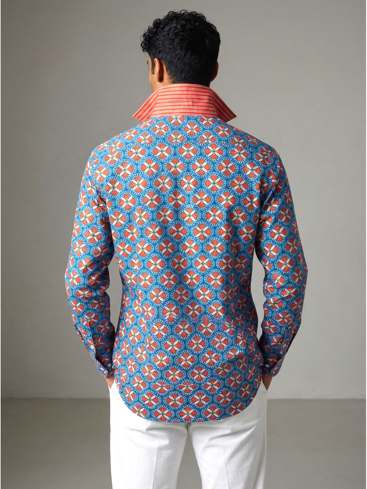 chemise homme slim fit noah coton imprimé