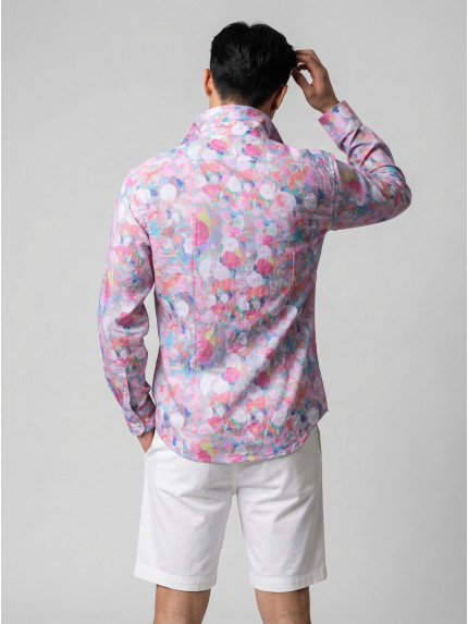 chemise homme slim fit noah coton imprimé