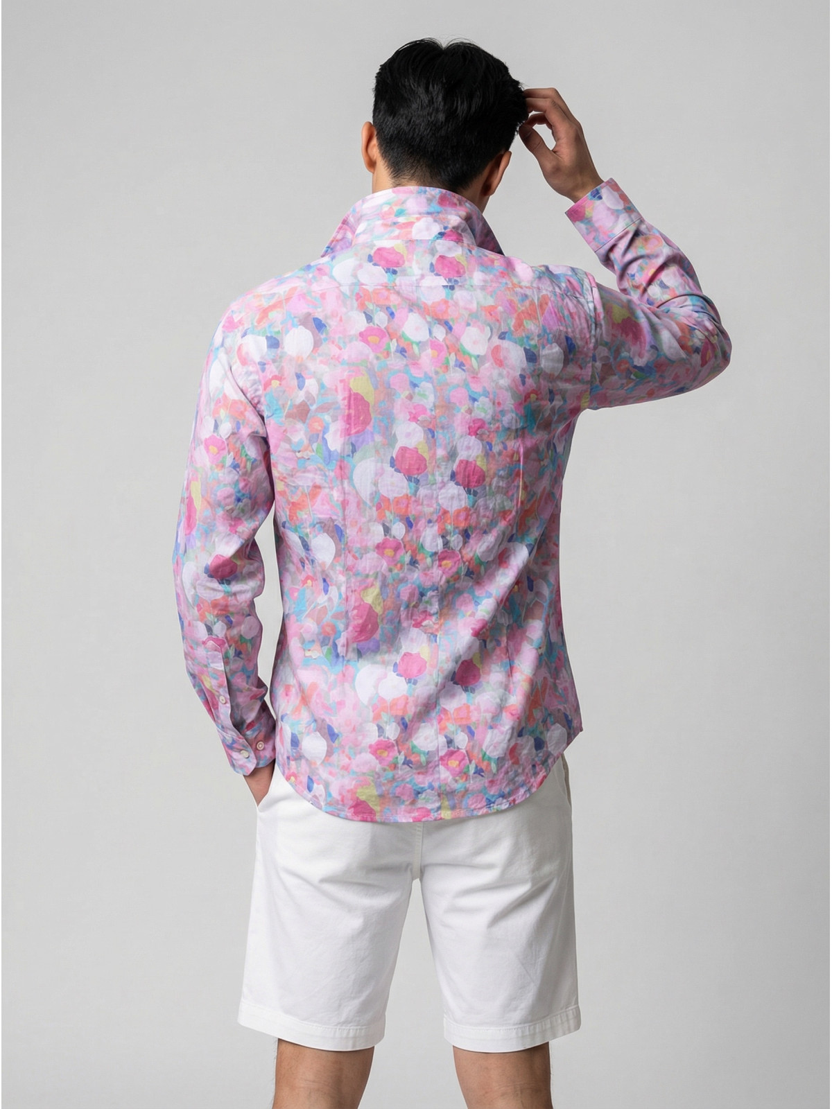 chemise homme slim fit noah coton imprimé