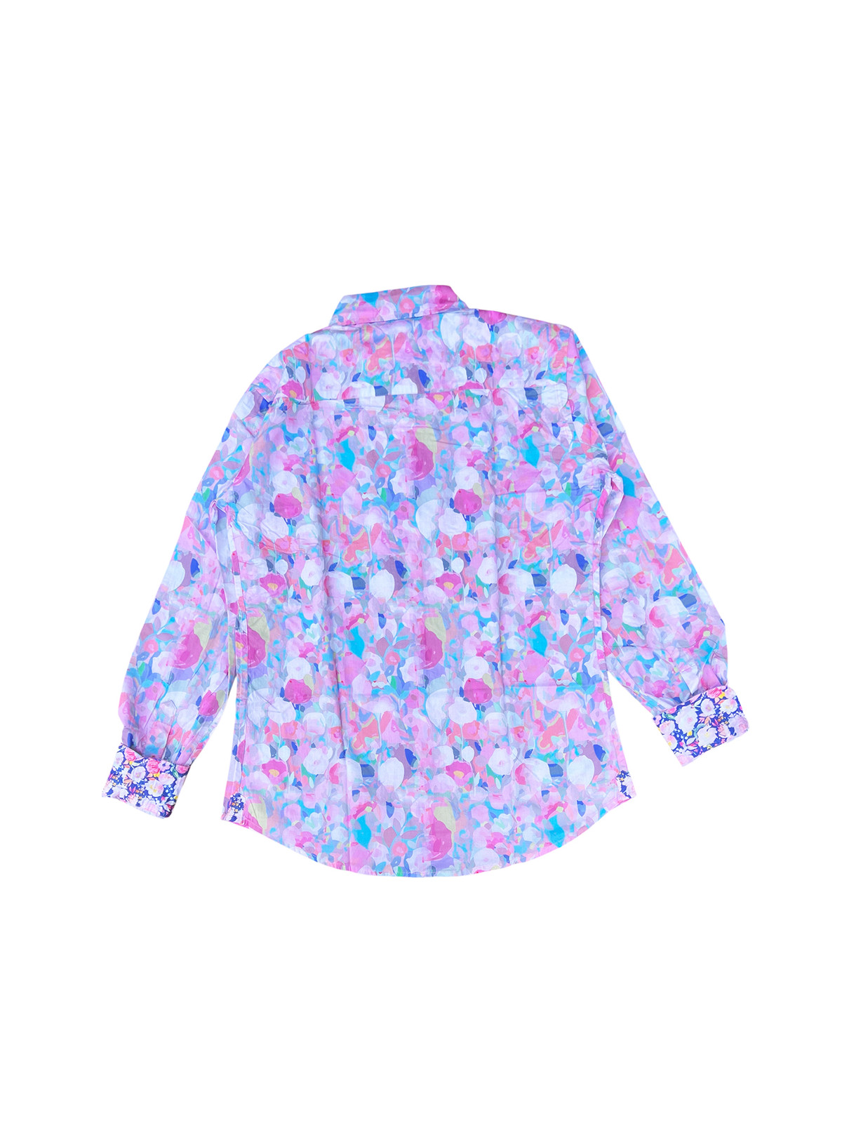 détail tissu chemise coton imprimé homme