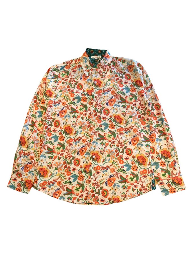 Chemise Kota blanc corail nirvana-clothing.com