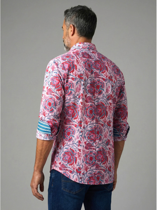 chemise homme slim fit noah coton imprimé