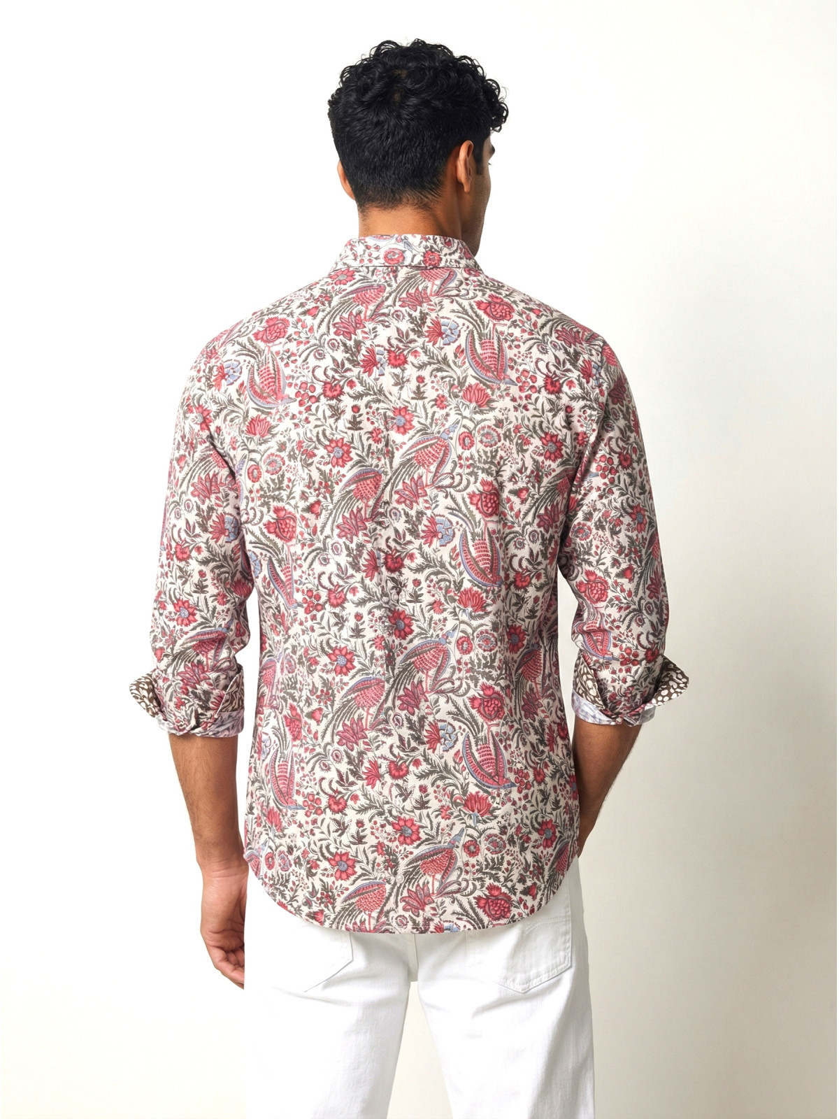 chemise homme slim fit noah coton imprimé