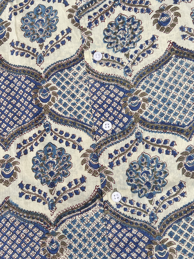 chemise homme slim fit noah coton imprimé