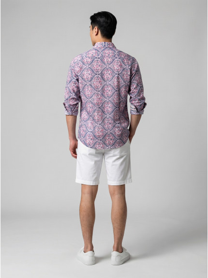 chemise homme slim fit noah coton imprimé