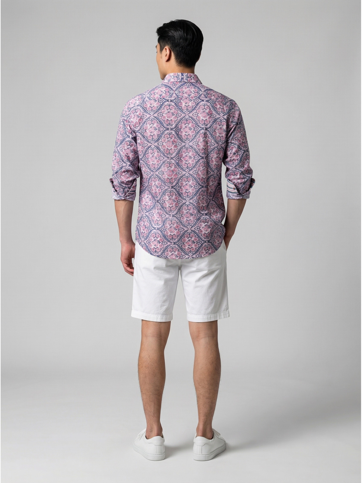 chemise homme slim fit noah coton imprimé