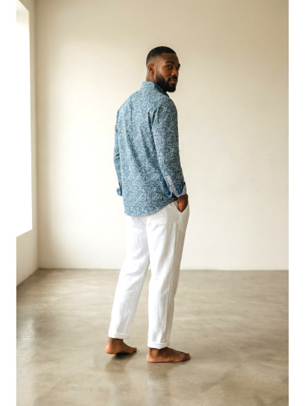 chemise homme slim fit noah coton imprimé