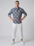 chemise homme slim fit noah coton imprimé